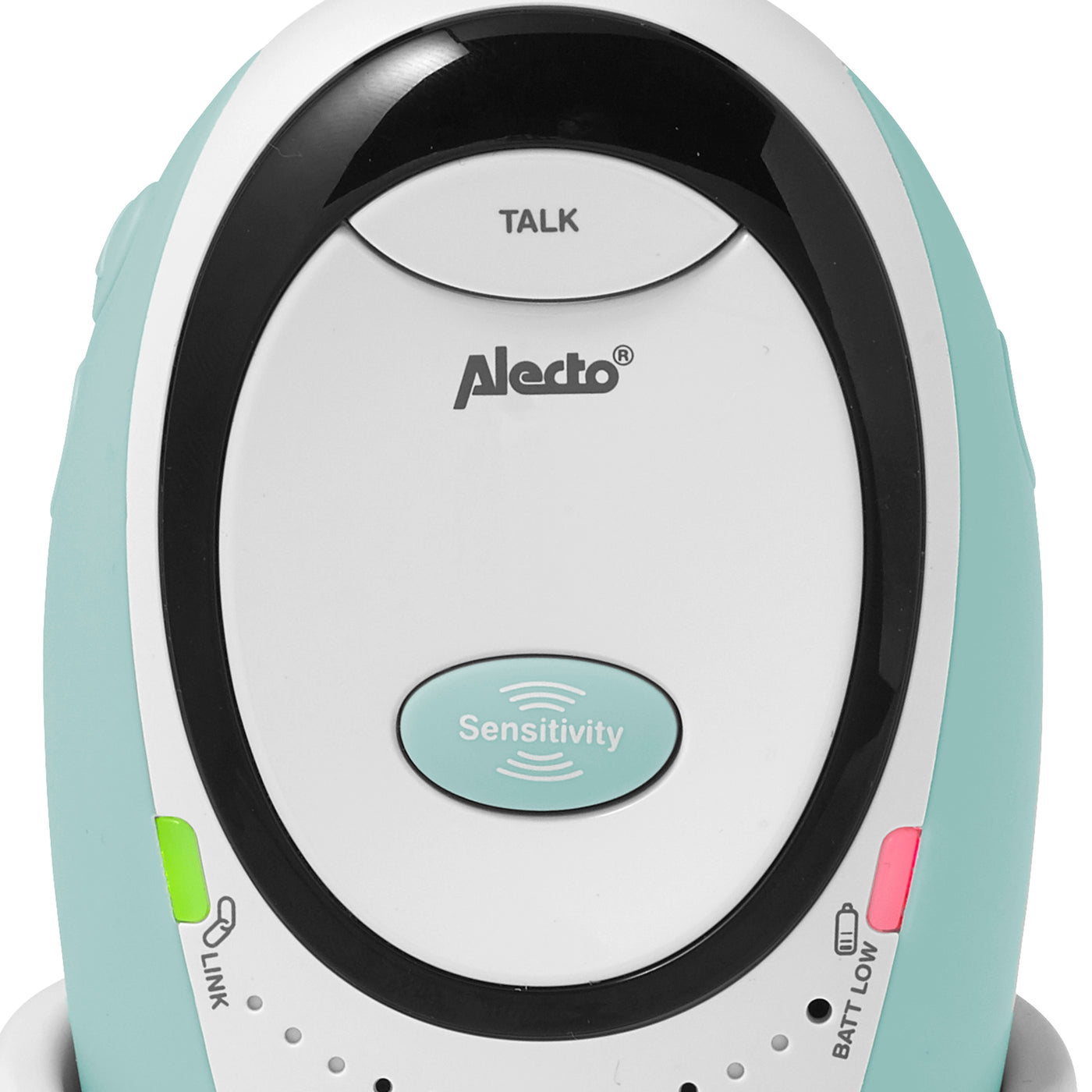Alecto DBX-85MT - DECT Babyphone mit Full ECO-Modus, weiß/Minzgrün