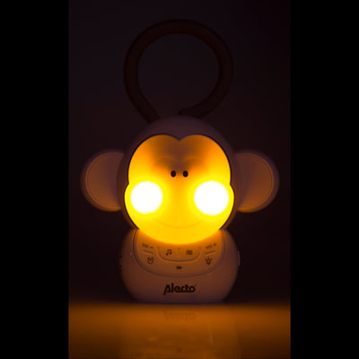 Alecto BC-90 - Mobiles Nachtlicht mit Schlafliedern, weiß