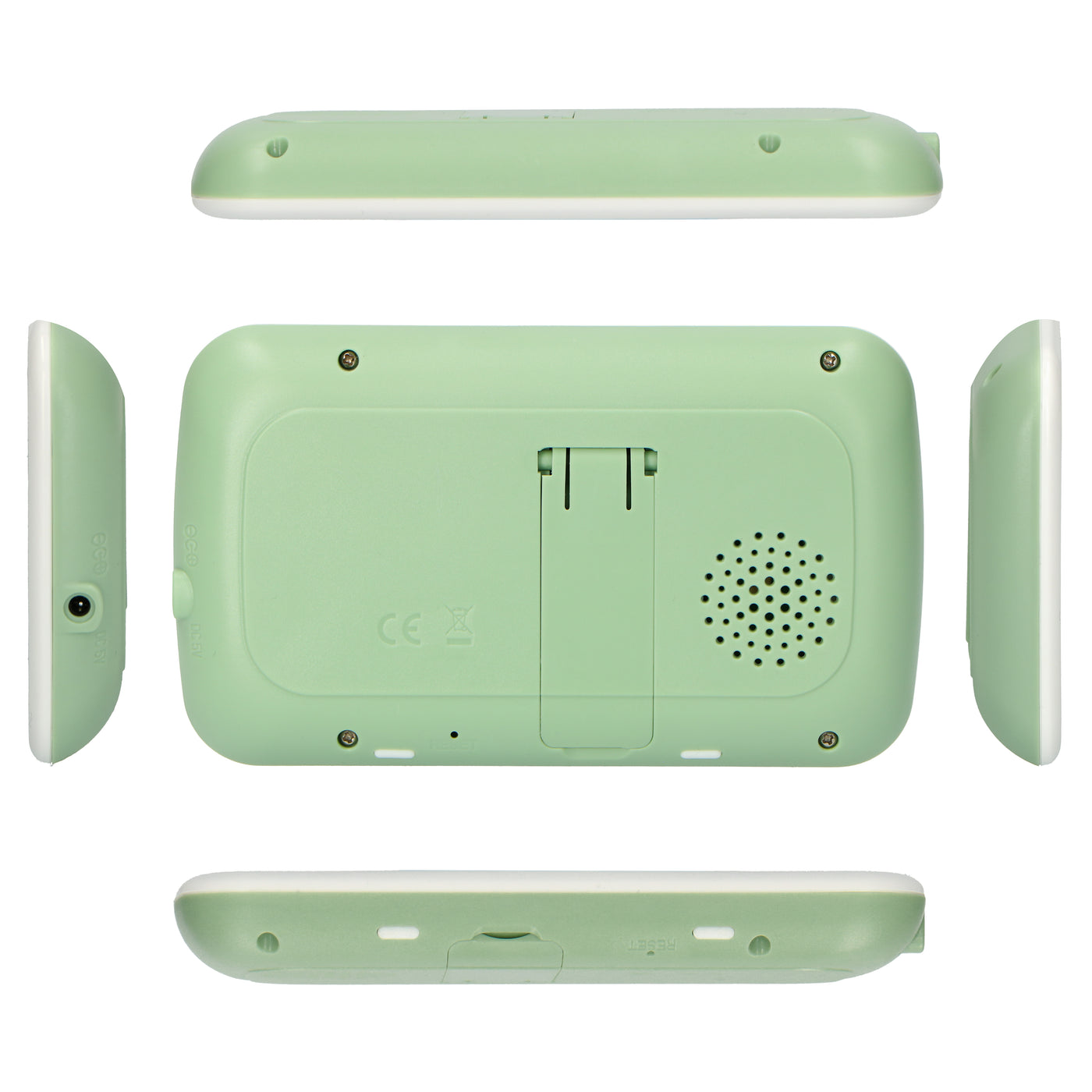Alecto DVM135 - Babyphone mit Kamera und 3.5"-Farbdisplay, Weiß