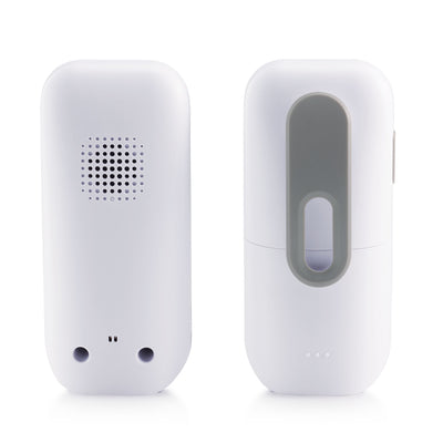 Alecto DBX130 - Modernes Full Eco Audio Babyphone mit kristallklarer DECT-Klangqualität und langer Standby-Zeit - Weiß