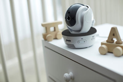 Alecto DVM200XL - Babyphone mit Kamera und 5"-Farbdisplay, Weiß/Anthrazit