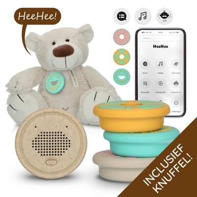 Alecto Baby HeeHee + teddybär - Chat-Schaltfläche, macht Ihr Kuscheltier zum interaktiven Freund