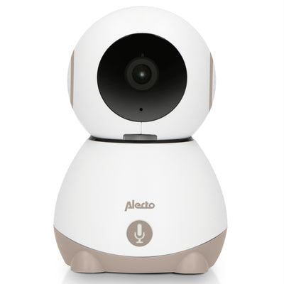 Alecto SMARTBABY10BE - WLAN-Babyphone mit Kamera, Weiß/Taupe