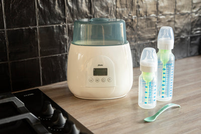 Alecto BW700TWIN - Schneller digitaler duo Flaschenwärmer zum Erwärmen, Sterilisieren und Auftauen, weiß