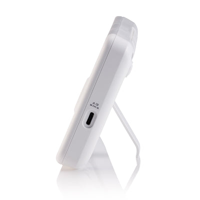 Alecto DVM2043 - Babyphone mit Kamera, großem 4,3" Farbdisplay und Nachtlicht - Ferngesteuert - Weiß