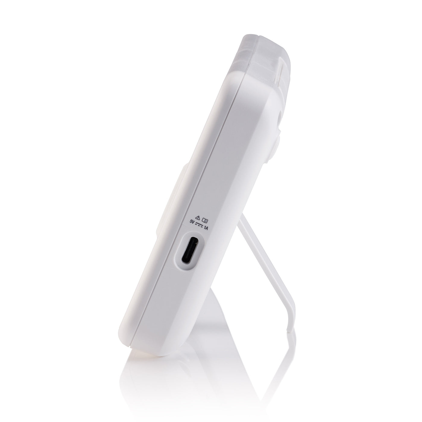Alecto DVM2043 - Babyphone mit Kamera, großem 4,3" Farbdisplay und Nachtlicht - Ferngesteuert - Weiß