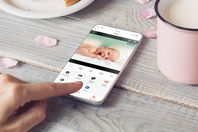 Alecto SMARTBABY5BK - WLAN-Babyphone mit Kamera - Schwarz