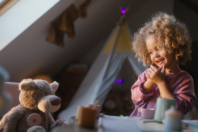 Alecto Baby HeeHee + teddybär - Chat-Schaltfläche, macht Ihr Kuscheltier zum interaktiven Freund