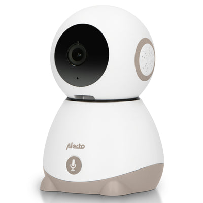 Alecto SMARTBABY10BE - WLAN-Babyphone mit Kamera, Weiß/Taupe