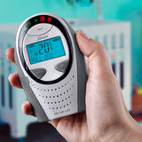 DB-188 LUX - DECT Babyphone mit Full ECO-Modus und Display, weiß/anthrazit