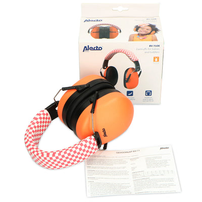 Alecto BV-71OE - Gehörschutz für Baby und Kleinkinder, orange