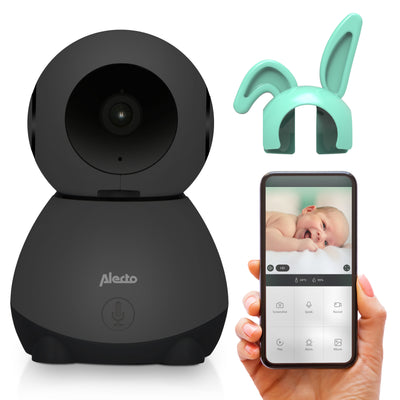 Alecto SMARTBABY10BK - WLAN-Babyphone mit Kamera - Schwarz
