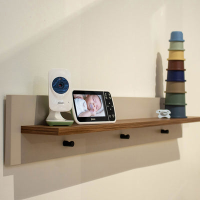 Alecto DVM149GN  - Babyphone mit Kamera und 4.3"-Farbdisplay, Weiß/Grün