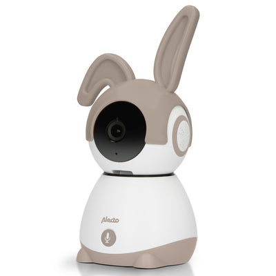 Alecto SMARTBABY10BE - WLAN-Babyphone mit Kamera, Weiß/Taupe