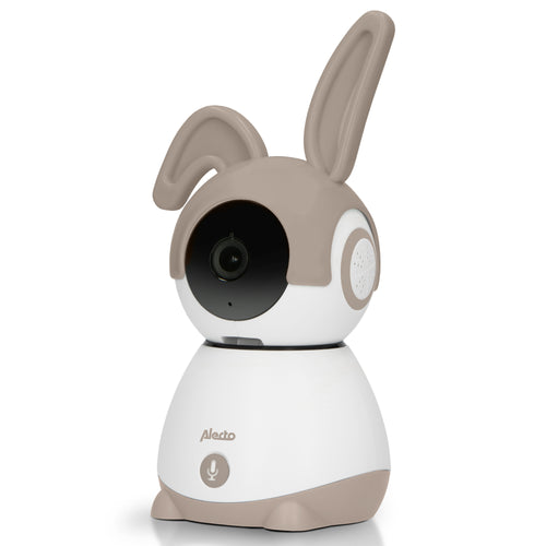 Alecto SMARTBABY10BE - WLAN-Babyphone mit Kamera, Weiß/Taupe