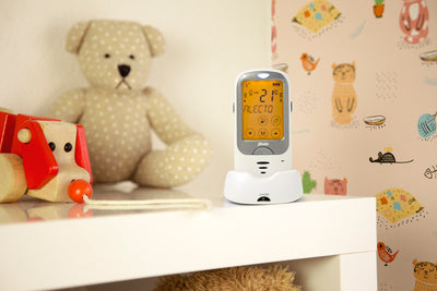 Alecto DBX-68 - Babyphone für den Außenbereich mit großer Reichweite, weiß/anthrazit
