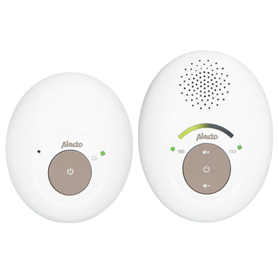 Alecto DBX110BE - DECT Babyphone mit Full ECO-Modus , Weiß/Taupe