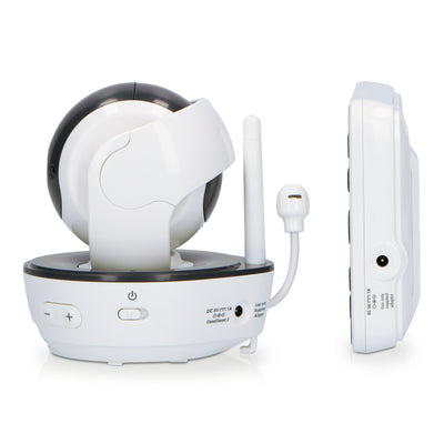 Alecto DVM200XL - Babyphone mit Kamera und 5"-Farbdisplay, Weiß/Anthrazit