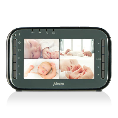 Alecto DVM200MBK - Babyphone mit Kamera und 4,3"-Farbdisplay, Schwarz