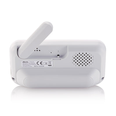 Alecto DVM2028 - Babyphone mit Kamera und 2.8" Bildschirm - Nachtsicht und Temperaturanzeige - Weiß/Grau