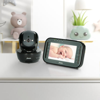 Alecto DVM200MBK - Babyphone mit Kamera und 4,3"-Farbdisplay, Schwarz