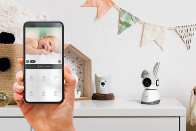 Alecto SMARTBABY10 - WLAN-Babyphone mit Kamera - Weiß/Grau