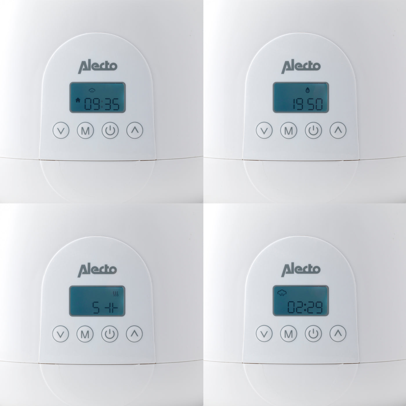 Alecto BW700TWIN - Schneller digitaler duo Flaschenwärmer zum Erwärmen, Sterilisieren und Auftauen, weiß