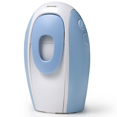 Alecto DBX-88 ECO - DECT Babyphone mit Full ECO-Modus und Display, weiß/blau