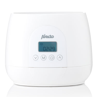 Alecto BW700TWIN - Schneller digitaler duo Flaschenwärmer zum Erwärmen, Sterilisieren und Auftauen, weiß