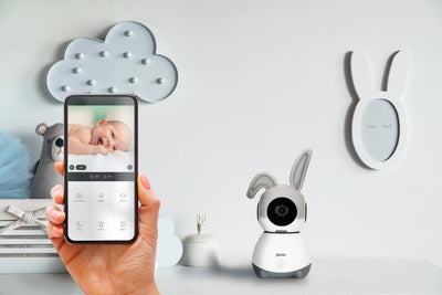 Alecto SMARTBABY10 - WLAN-Babyphone mit Kamera - Weiß/Grau
