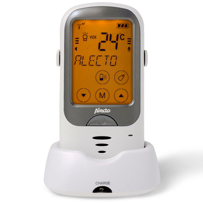 Alecto DBX-68 - Babyphone für den Außenbereich mit großer Reichweite, weiß/anthrazit