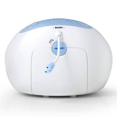 Alecto DBX-88 ECO - DECT Babyphone mit Full ECO-Modus und Display, weiß/blau