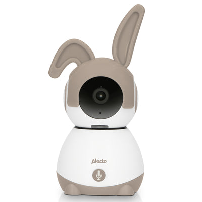 Alecto SMARTBABY10BE - WLAN-Babyphone mit Kamera, Weiß/Taupe