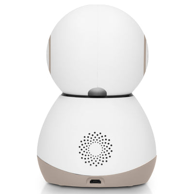 Alecto SMARTBABY10BE - WLAN-Babyphone mit Kamera, Weiß/Taupe