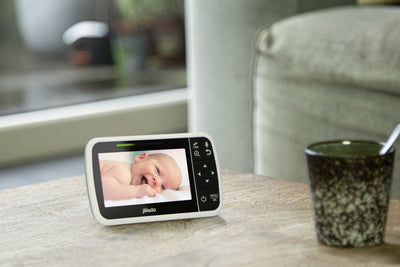Alecto DVM149GN  - Babyphone mit Kamera und 4.3"-Farbdisplay, Weiß/Grün