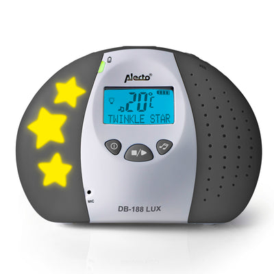 DB-188 LUX - DECT Babyphone mit Full ECO-Modus und Display, weiß/anthrazit