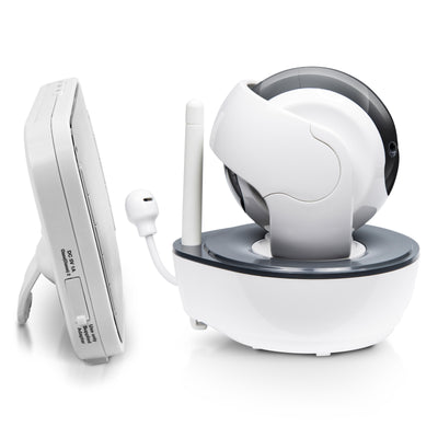 Alecto DVM200M - Babyphone mit Kamera und 4,3"-Farbdisplay, Weiß/Anthrazit