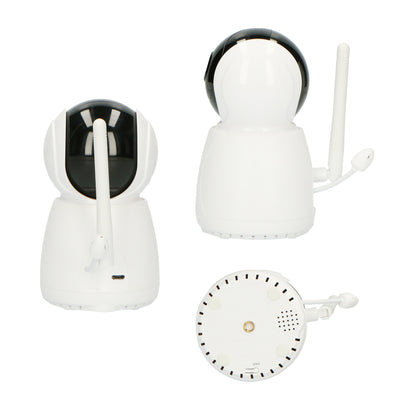 Alecto DVM-275 - Babyphone mit Kamera und 5" Farbdisplay, Weiß
