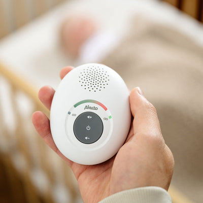 Alecto DBX-115 - DECT Babyphone mit Full ECO-Modus, weiß/anthrazit