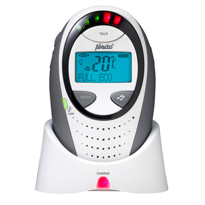 DB-188 LUX - DECT Babyphone mit Full ECO-Modus und Display, weiß/anthrazit