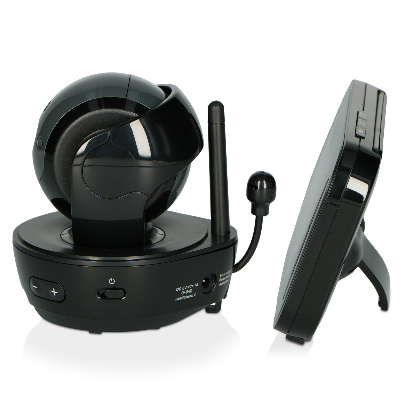 Alecto DVM200MBK - Babyphone mit Kamera und 4,3"-Farbdisplay, Schwarz