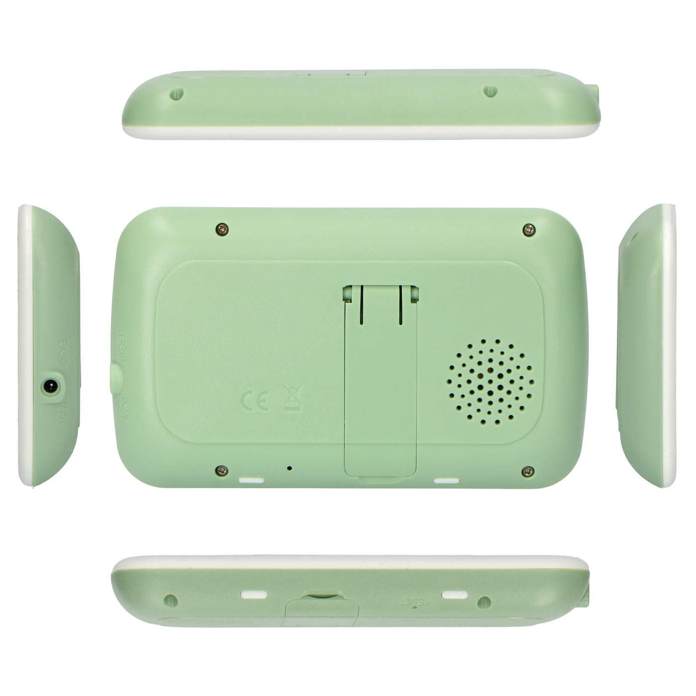 Alecto DVM149GN  - Babyphone mit Kamera und 4.3"-Farbdisplay, Weiß/Grün