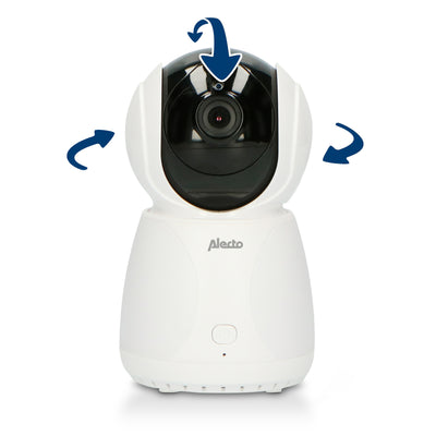 Alecto DVM-275 - Babyphone mit Kamera und 5" Farbdisplay, Weiß