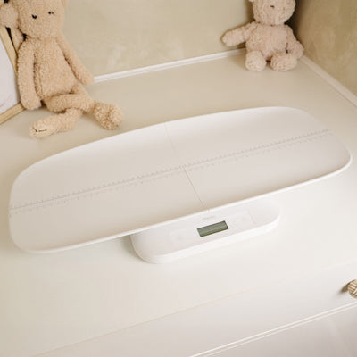 Alecto BC70 - Digitale Babywaage, Personenwaage und Tierwaage in einem - Bis zu 150 kg mit abnehmbarer Wiegefläche - Weiß
