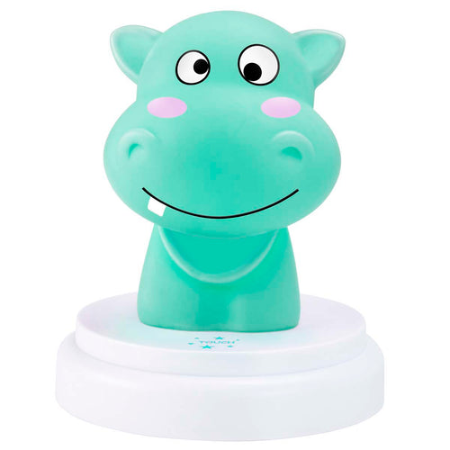 Alecto SILLY HIPPO - LED-Nachtlicht, Nilpferd, blau