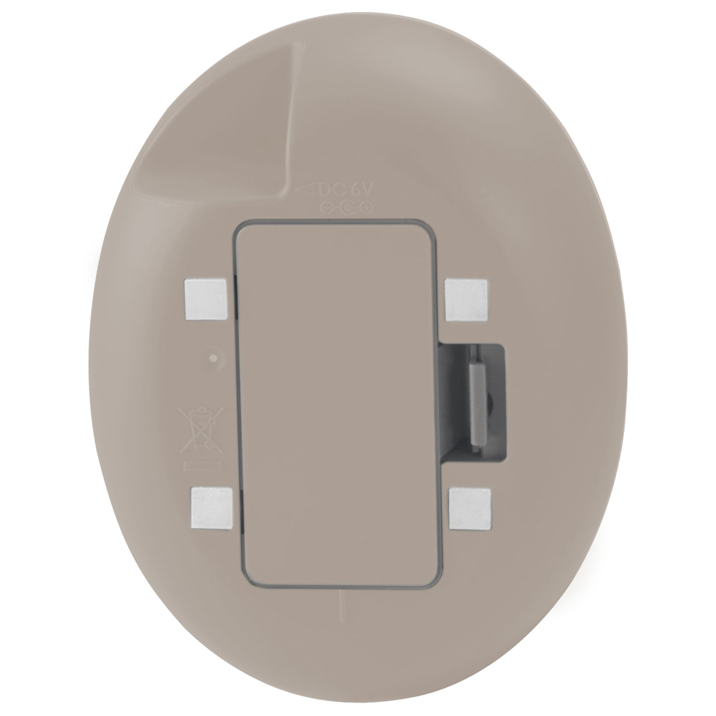 Alecto DBX110BE - DECT Babyphone mit Full ECO-Modus , Weiß/Taupe
