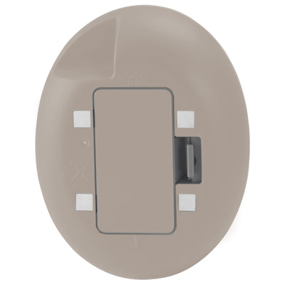 Alecto DBX110BE - DECT Babyphone mit Full ECO-Modus , Weiß/Taupe