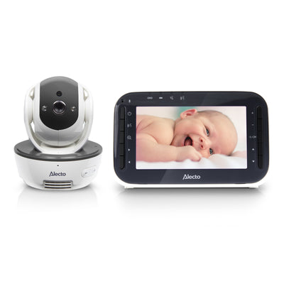 Alecto DVM200M - Babyphone mit Kamera und 4,3"-Farbdisplay, Weiß/Anthrazit