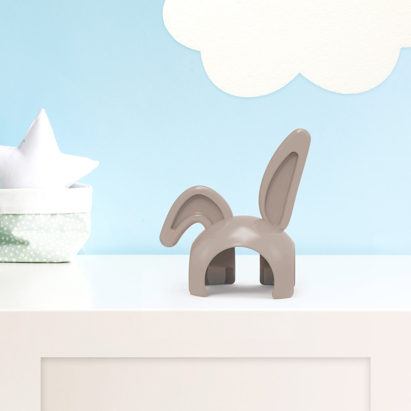 Alecto SMARTBABY10BE - WLAN-Babyphone mit Kamera, Weiß/Taupe