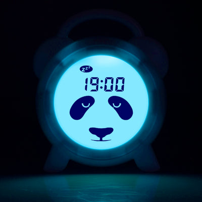 Alecto BC100PANDA - Schlaftrainer, Nachtlicht und Wecker, Panda